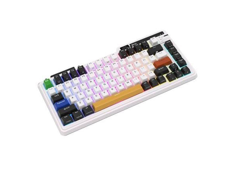 Royal Kludge Wireless mechanical K75 Pro RGB Eternity Switch - Gaming Tastaturen - Weiss