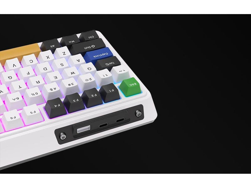 Royal Kludge Wireless mechanical K75 Pro RGB Eternity Switch - Gaming Tastaturen - Weiss