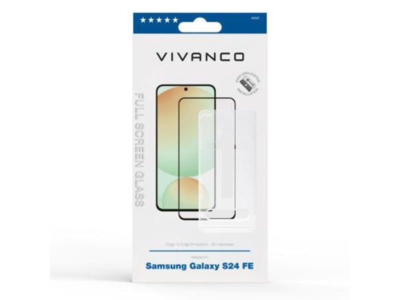 Vivanco Full Screen Protective Glass Galaxy S24 FE 5G