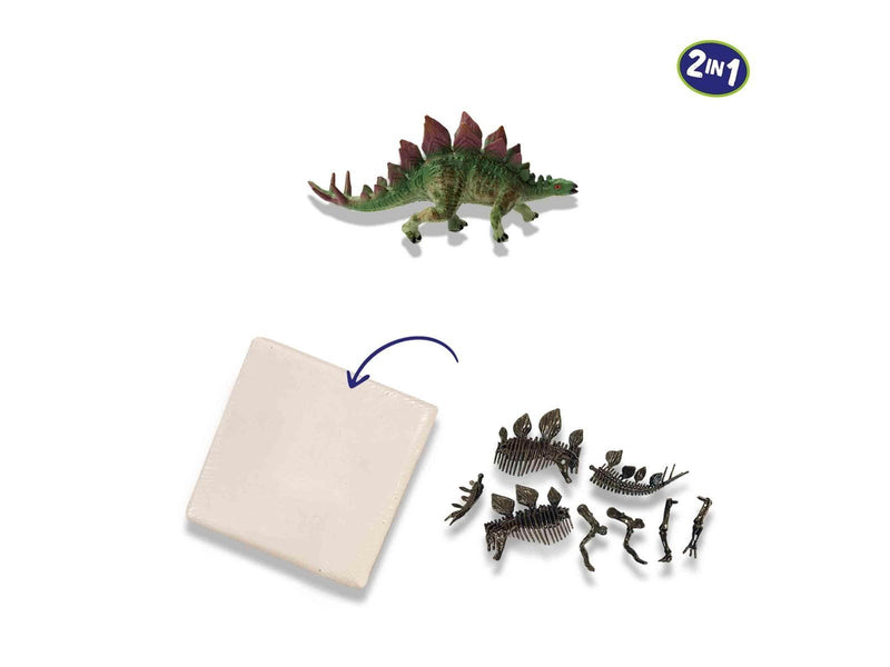 SES Creative Explore Dino and Skeleton Excavation 2-in-1 - Stegosaurus