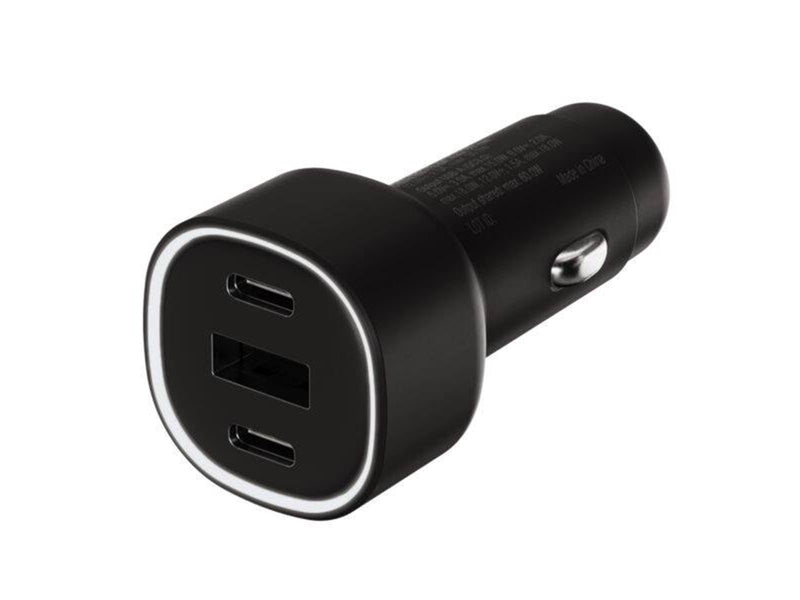 Vivanco Super fast 60W Car charger 2xUSB-C 30W/USB-A 18W