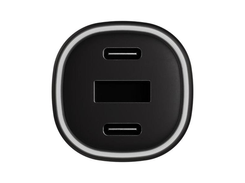 Vivanco Super fast 60W Car charger 2xUSB-C 30W/USB-A 18W