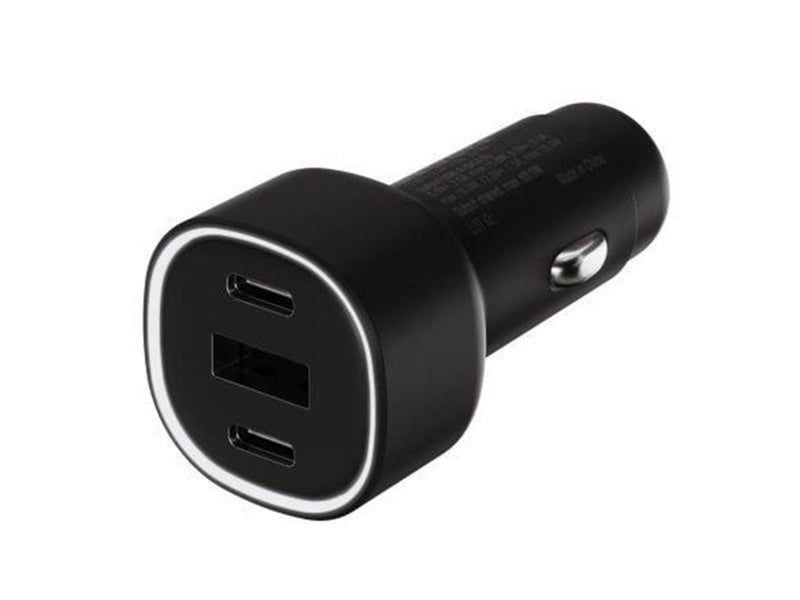 Vivanco Super fast 60W Car charger 2xUSB-C 30W/USB-A 18W