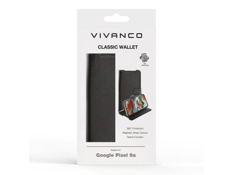 Vivanco Classic Wallet Google Pixel 9a Black