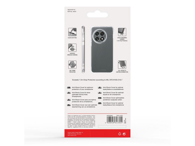 Vivanco Anti-Shock Case OnePlus 13 5G Clear