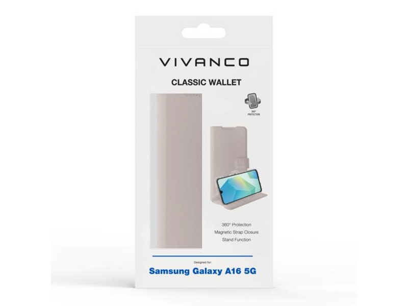 Vivanco Classic Wallet Samsung Galaxy A16 5G/4G Grey
