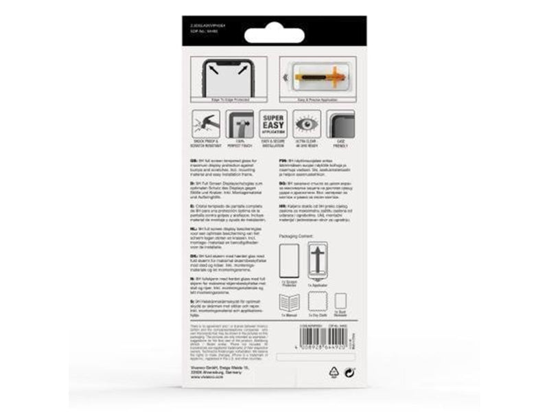 Vivanco Full Screen Tempered Glass 9H Apple iPhone 16e