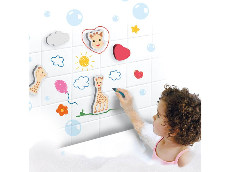 SES Creative Sophie La Girafe Bath Chalk with Shapes