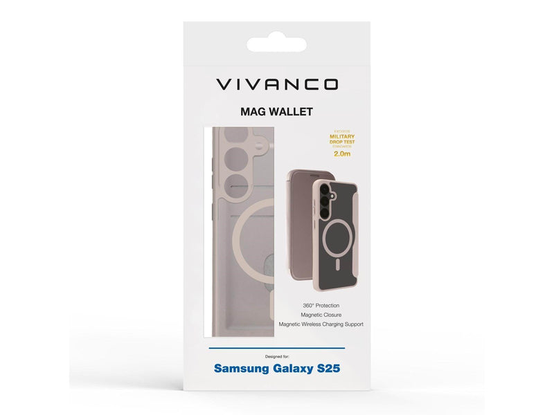 Vivanco Mag Wallet Samsung Galaxy S25 Grey