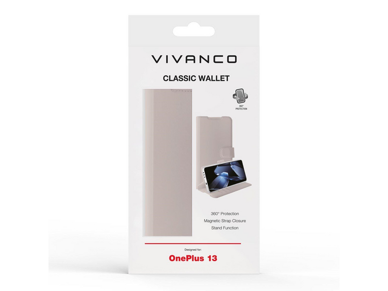 Vivanco Classic Wallet OnePlus 13 5G Taupe