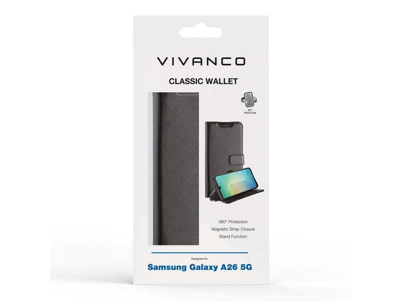 Vivanco Classic Wallet Samsung Galaxy A26 Black