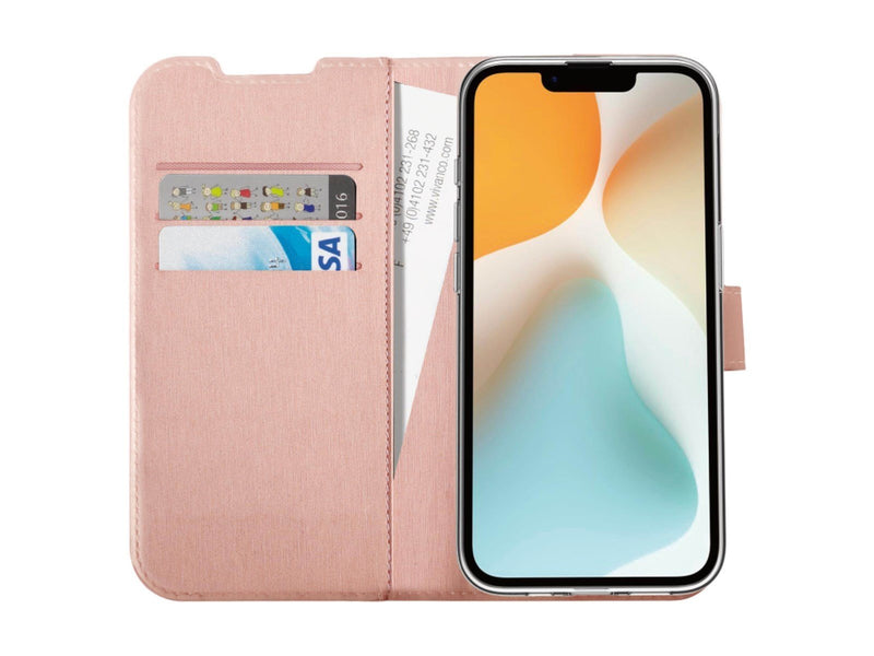 Vivanco Classic Wallet Apple iPhone 16e Rose Gold