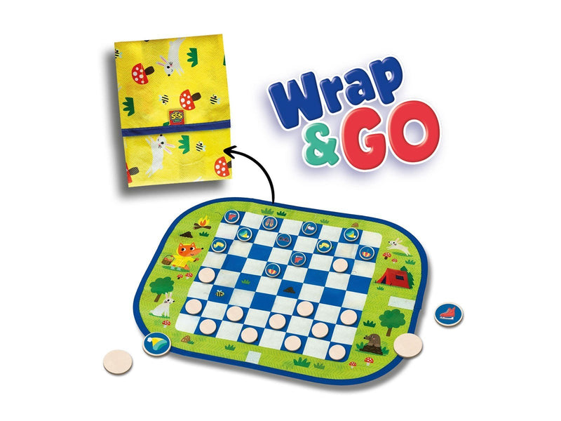 SES Creative Wrap and Go Travel Games 3-in-1