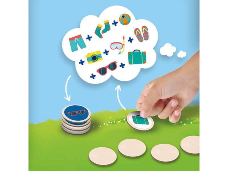 SES Creative Wrap and Go Travel Games 3-in-1