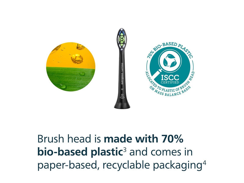 Philips Bürstenköpfe Sonicare Optimal Black - 4 pcs