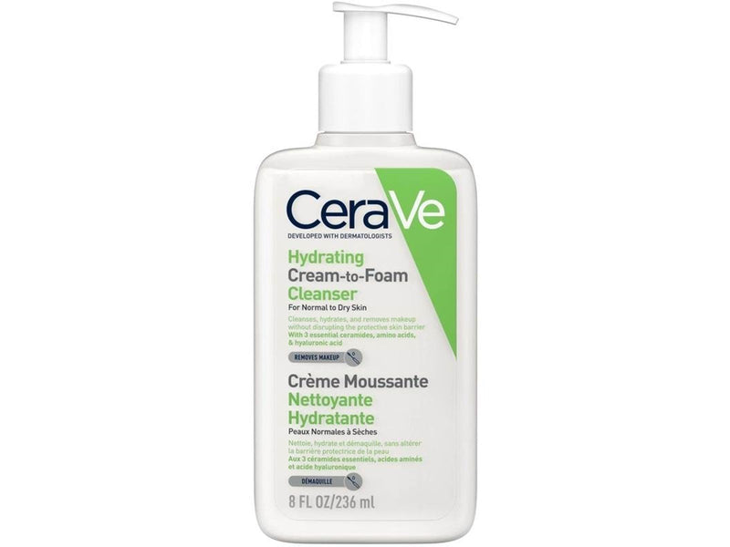 CeraVe Hydrating Cream-To-Foam Cleanser 236 ml