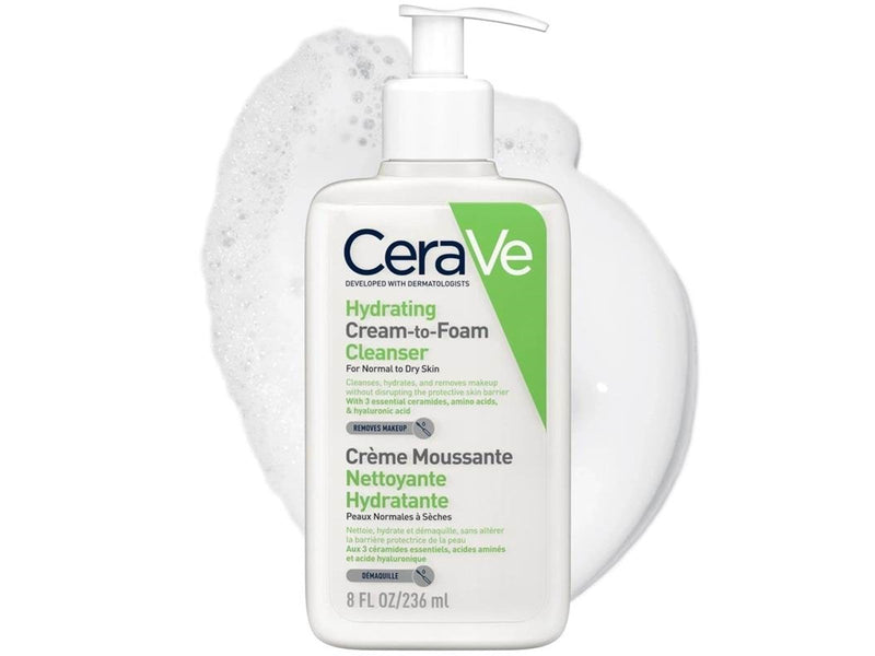 CeraVe Hydrating Cream-To-Foam Cleanser 236 ml
