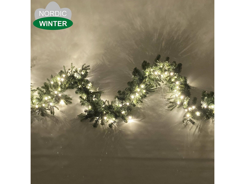 NORDIC WINTER Artificial Fir Garland Mix - 240 cm