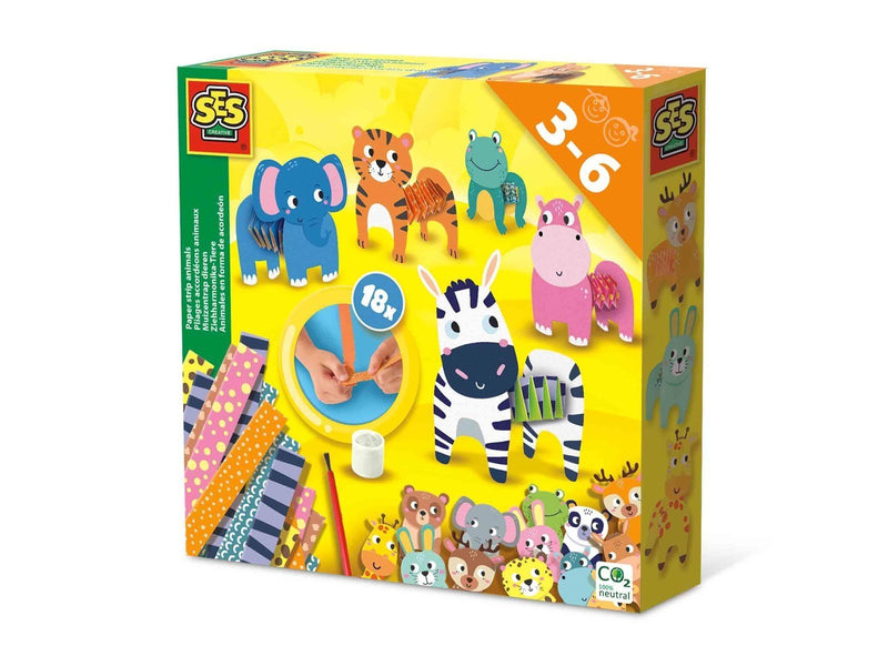 SES Creative Paper Strip Animals