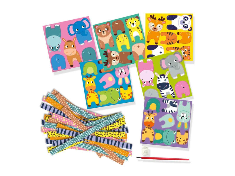 SES Creative Paper Strip Animals