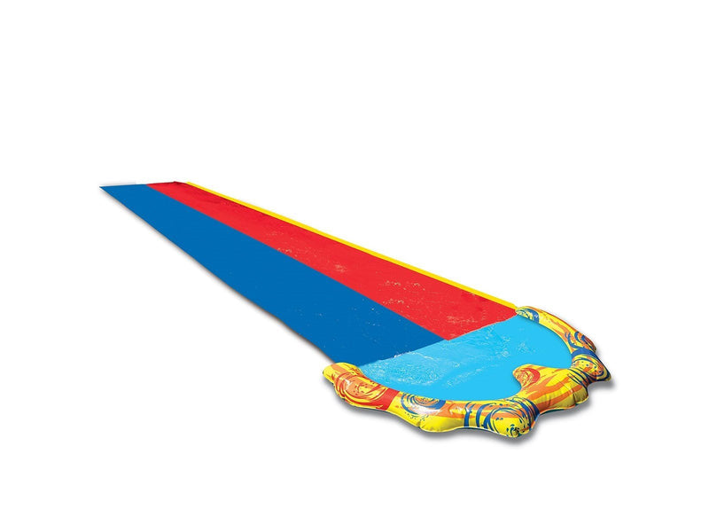 Happy Summer Double Water Slide w/ boards