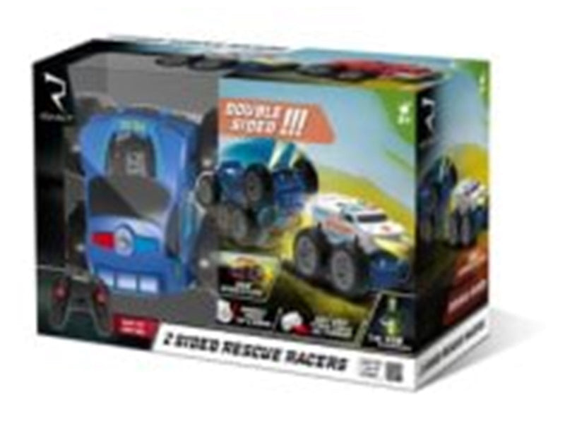 Syma REVOLT R/C Rescue Racers 2-Sided Police/Ambulance