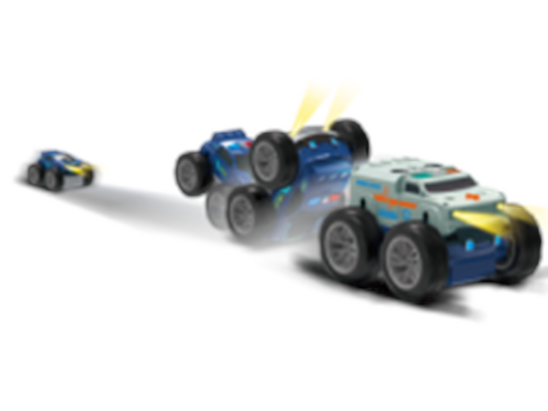 Syma REVOLT R/C Rescue Racers 2-Sided Police/Ambulance