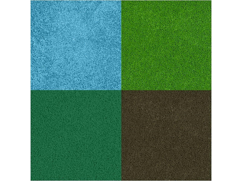 Creativ Company - Stamping ink Green Shades/Olive/Aqua 4 pcs.