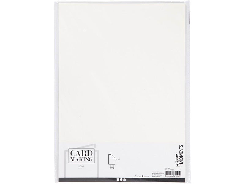 Creativ Company - Cardboard Off-white A4 220g 10 pcs.