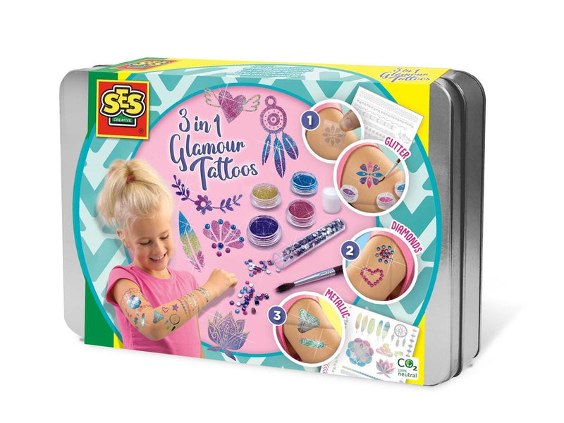 SES Creative 3-in-1 Glamour Tattoos