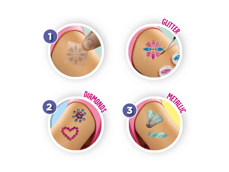SES Creative 3-in-1 Glamour Tattoos