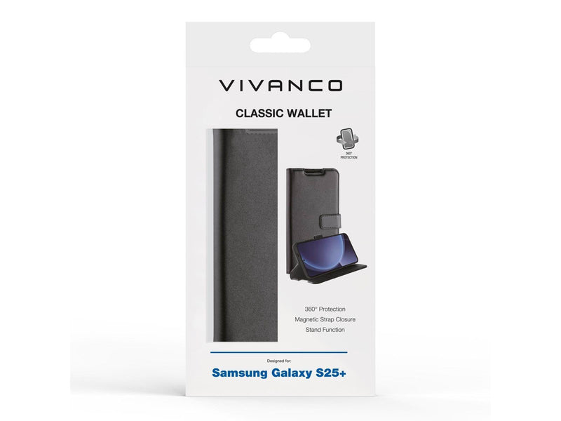 Vivanco Classic Wallet Samsung Galaxy S25 Black