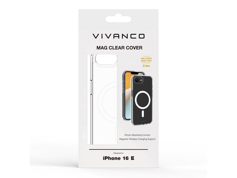 Vivanco Mag Clear Cover Apple iPhone 16e Clear