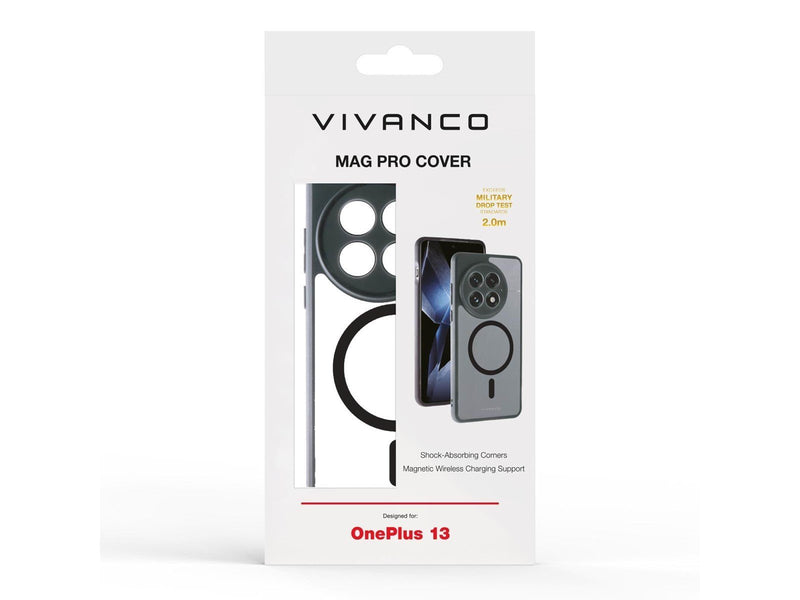 Vivanco Mag Pro Cover OnePlus 13 Clear/Black