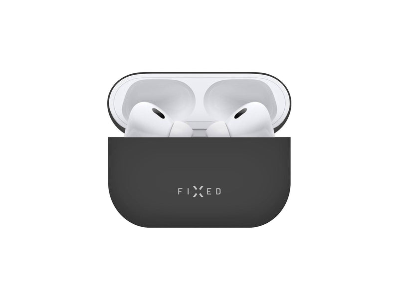 FIXED Silky Silicone case for Apple AirPods Pro 2 Black
