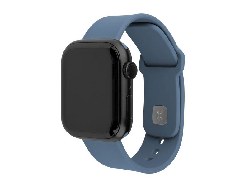 FIXED Silicone Sporty Strap SET Apple Watch 42/44/45/46mm Green-Blue