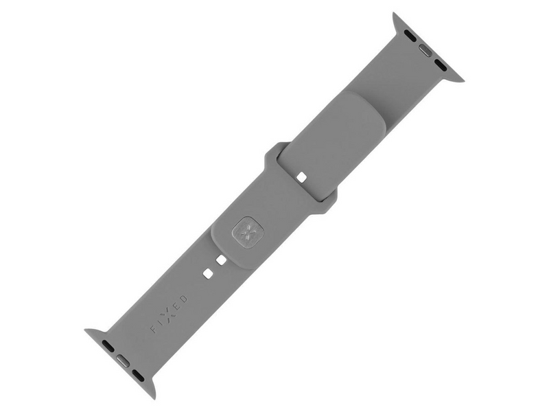 FIXED Silicone Sporty Strap SET Apple Watch 42/44/45/46mm Light Grey