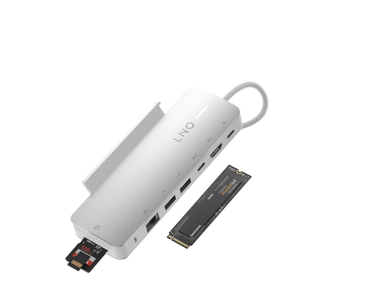 LINQ 9in1 PRO SSD 140W USB-C Multiport Hub Space Grey USB-Hubs