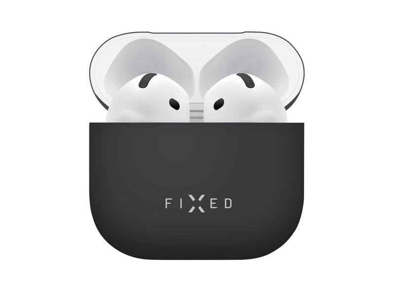 FIXED Silky Silicone case for Apple AirPods 4/4 ANC Black