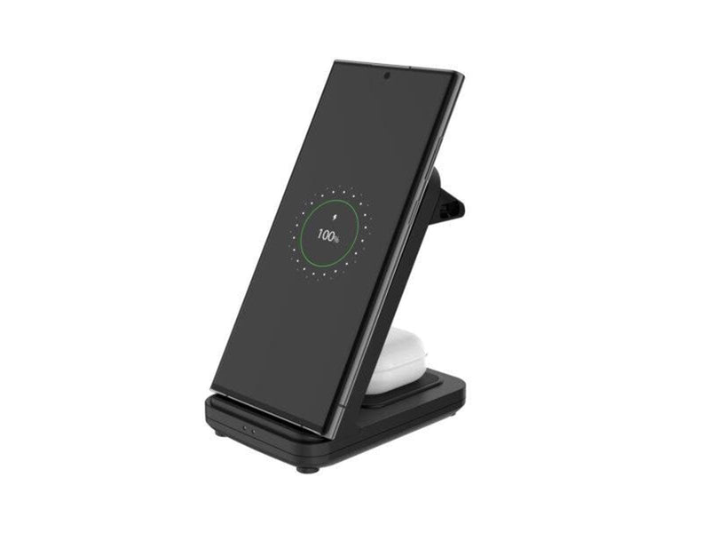 FIXED 3in1 Wireless Charging station designed for Garmin Watch Black