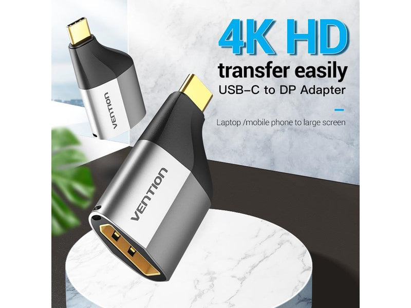 Vention Adapter USB-C to DisplayPort 4K 60Hz - Black