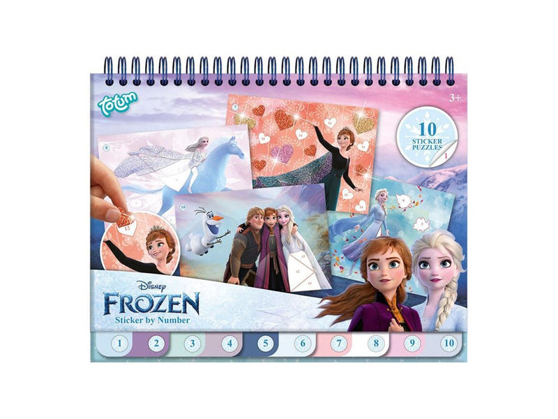 Totum - Frozen Sticker by Number Book