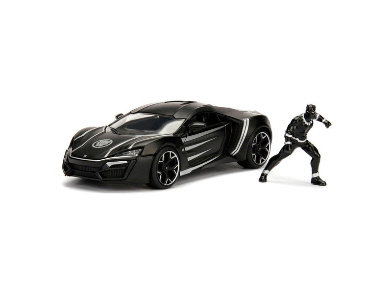 Jada Toys - Die-Cast Avengers Black Panther with Car 1:24
