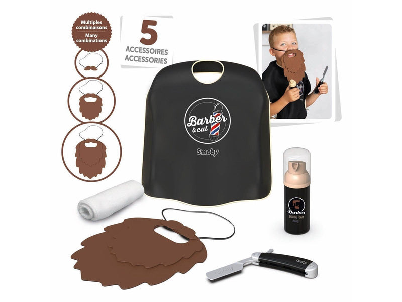 Smoby - Barber & Cut Barber My First Beard 5pcs.