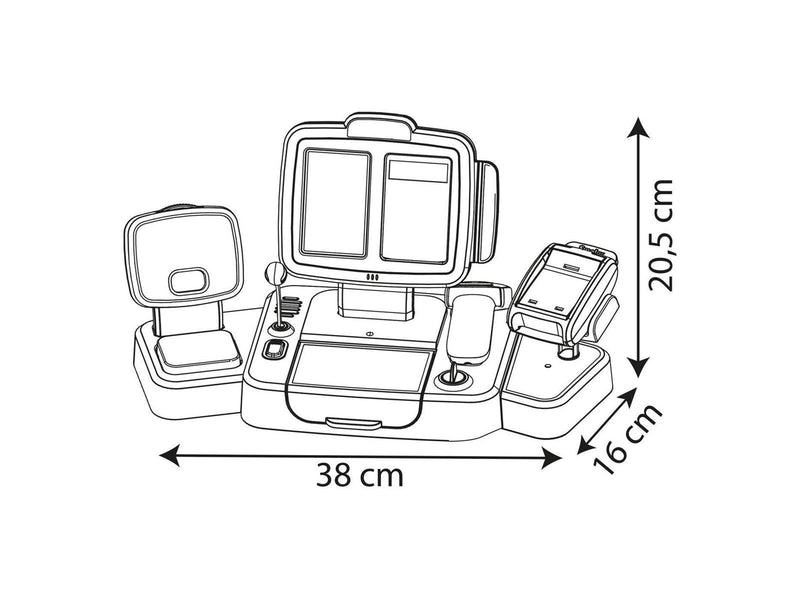 Smoby Cash Register with Accessories 30 pcs.