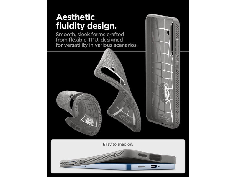 Spigen Liquid Air marble gray - Samsung Galaxy S25