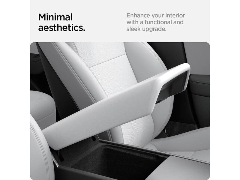 Spigen Tesla Armrest Cover white - Tesla Model 3 2024