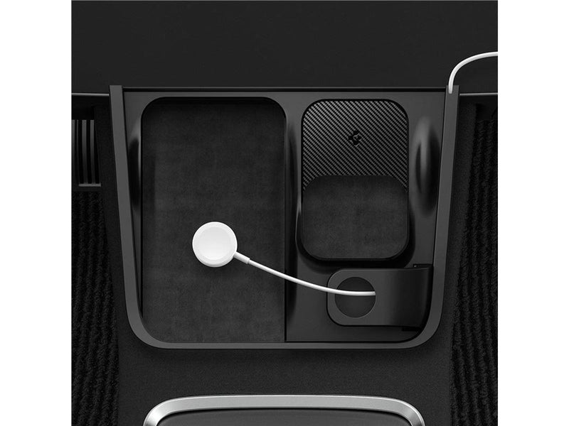 Spigen Tesla 3 in 1 Wireless Charging Hub Mount black - Tesla Model Y/3