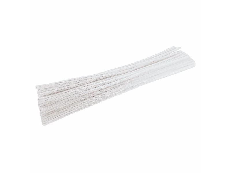 Colorations - White Chenille Wire 100pcs.