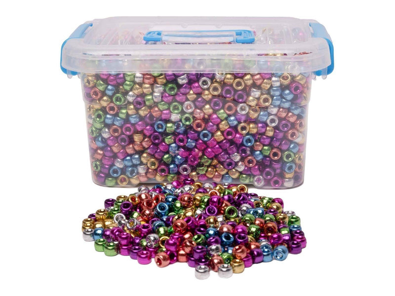 Colorations - Metallic Pony Beads 4000pcs.